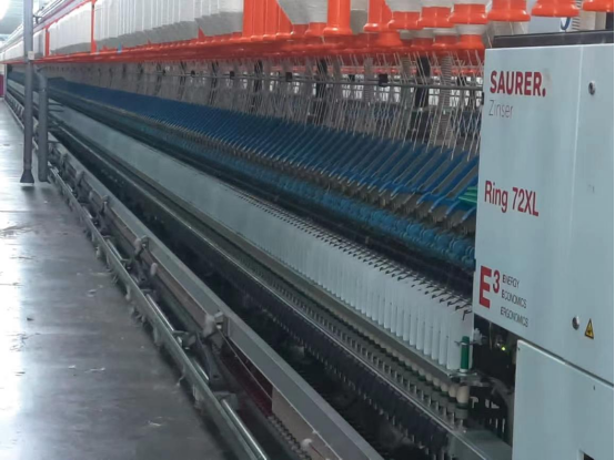 寧波得昌完成世界最長細紗機緊密紡改造