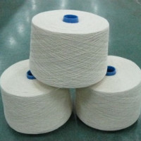 气流纺  新疆棉10% 涤纶90%  12S