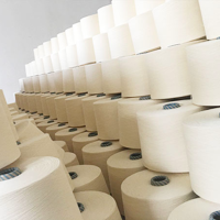 紧密赛络纺 精梳纱  竹纤维50% 新疆棉50%  40S