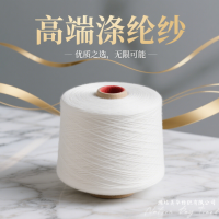 普通环锭纺 高配  涤纶100%  10S 16S 21S 24S 30S 32S